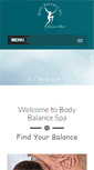 Mobile Screenshot of bodybalancespa.biz